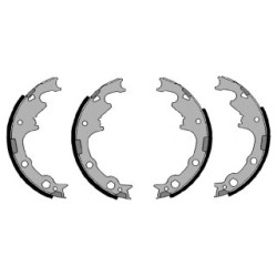 Jeu de mâchoires de frein à main BOSCH 0986487396 pour CHRYSLER, DODGE, JEEP OE J8130744 BOSCH