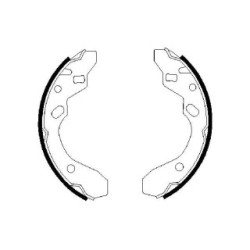 Hand Brake Shoe Set BOSCH 0986487417 OE Ref BCYD 26 38ZA
