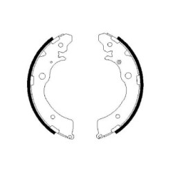 Hand Brake Shoe Set BOSCH 0986487440 OE Ref 43053-SM4-E50