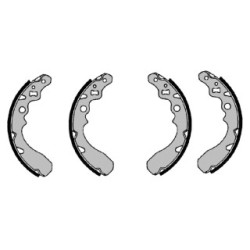 Hand Brake Shoe Set BOSCH 0986487504 OE Ref 04495 87203 000
