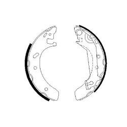 Brake Shoe Set BOSCH 0 986 487 523 OE Ref 6710017