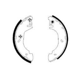 Hand Brake Shoe Set BOSCH 0986487524 OE Ref 5027770