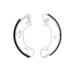 Hand Brake Shoe Set BOSCH 0986487525 OE Ref 7125123