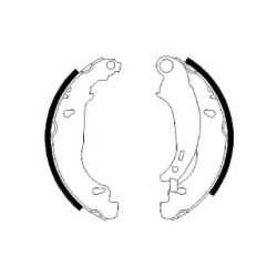Hand Brake Shoe Set BOSCH 0986487568 OE Ref 4241 N1