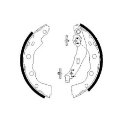 Hand Brake Shoe Set BOSCH 0986487577 OE Ref MR465094