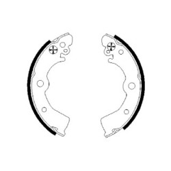 Hand Brake Shoe Set BOSCH 0986487578 OE Ref 44060 50Y25