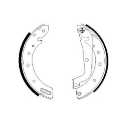 Hand Brake Shoe Set BOSCH 0986487583 OE Ref 1960416