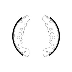Jeu de mâchoires de frein à main BOSCH 0986487616 pour CHEVROLET, SUZUKI GRAND, VITARA BOSCH