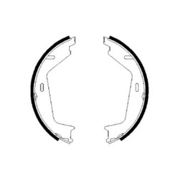 Jeu de mâchoires de frein à main BOSCH 0986487623 pour VOLVO OE 272398 BOSCH