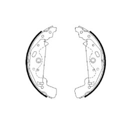 Hand Brake Shoe Set BOSCH 0986487643 OE Ref SFS 0000 30