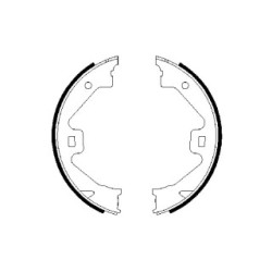 Hand Brake Shoe Set BOSCH 0986487650 OE Ref SFS 1001 90
