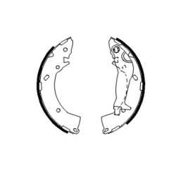 Hand Brake Shoe Set BOSCH 0986487697 OE Ref 58350H5A20