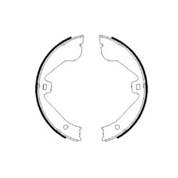 Jeu de mâchoires de frein à main BOSCH 0986487705 pour AUDI, LAND ROVER, MERCEDES et plus encore... BOSCH