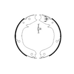 Hand Brake Shoe Set BOSCH 0986487710 OE Ref MR535718