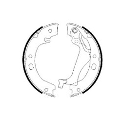 Hand Brake Shoe Set BOSCH 0986487713 OE Ref 04495 02120