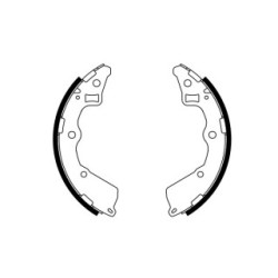 Hand Brake Shoe Set BOSCH 0986487757 OE Ref 58350 07A00