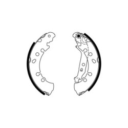 Hand Brake Shoe Set BOSCH 0986487759 OE Ref 04495 0D040