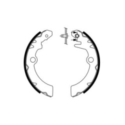 Hand Brake Shoe Set BOSCH 0986487760 OE Ref 440604A00F