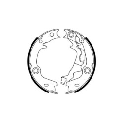 Hand Brake Shoe Set BOSCH 0986487761 OE Ref 58350 1GA00