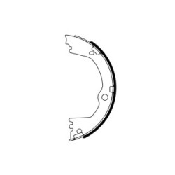 Jeu de mâchoires de frein à main BOSCH 0986487939 pour HYUNDAI, KIA OE 583052WA00 BOSCH