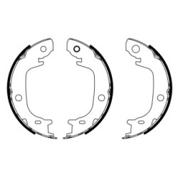 Jeu de mâchoires de frein à main BOSCH 0986487946 pour TOYOTA MIRAI, PRIUS OE 4654047020 BOSCH