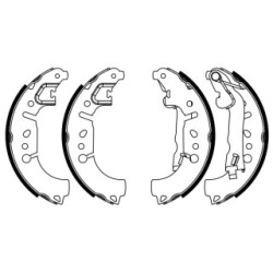 Hand Brake Shoe Set BOSCH 0986487956 OE Ref 77367099