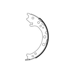 Hand Brake Shoe Set BOSCH 0986487967 OE Ref 43053-T1G-G00