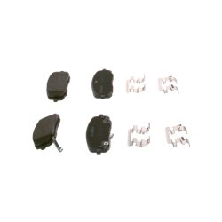 Jeu de plaquettes de frein BOSCH 0986494594 pour HYUNDAI, KIA, NAZA OE 581010XA01 BOSCH