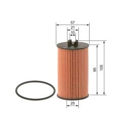 Filtre à huile BOSCH 09864B7009 pour ALFA ROMEO, CHEVROLET, FIAT et plus encore... BOSCH