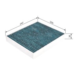 Filtre d'habitacle BOSCH 0986628506 pour FORD OE 1253220