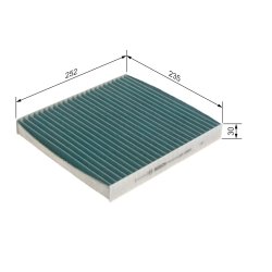 Cabin Air Filter BOSCH 0 986 628 530 OE Ref 5Q0819669