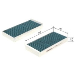 Filtre à pollen BOSCH 0986628544 pour BMW, MINI OE 64116823724 BOSCH