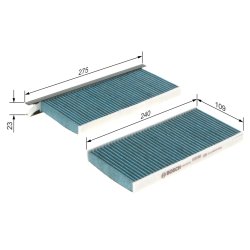 Cabin Air Filter BOSCH 0 986 628 553 OE Ref A4158350600