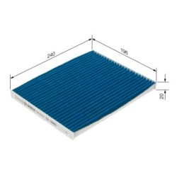 Filtre à pollen BOSCH 0986628572 pour HYUNDAI, KIA BOSCH