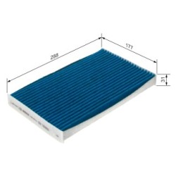 Filtre à pollen BOSCH 0986628578 pour CITROËN, VAUXHALL C3, CROSSLAND BOSCH