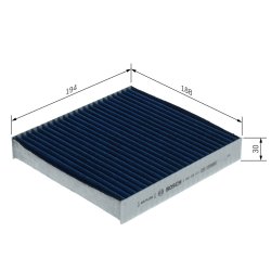Filtre d'habitacle BOSCH 0986628631 pour ABARTH, FIAT, LANCIA OE 71778553 BOSCH