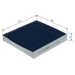 Filtre à pollen BOSCH 0986628640 pour ALPINE, DACIA, LADA, MITSUBISHI et plus encore... BOSCH