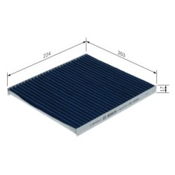 Filtre à pollen BOSCH 0986628656 pour HYUNDAI, KIA BOSCH