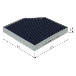 Filtre à pollen BOSCH 0986628659 pour AUDI, BENTLEY BOSCH