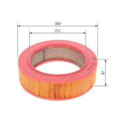 Filtre à air BOSCH 1457429080 pour GAZ, MERCEDES OE A790X9601AAA BOSCH