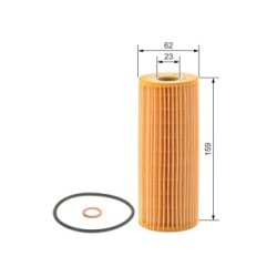 Filtre à huile BOSCH 1457429122 pour DAEWOO, GM KOREA, MERCEDES, PUCH et plus encore... BOSCH