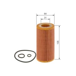 Oil Filter BOSCH 1457429126 OE Ref A 613 180 00 09