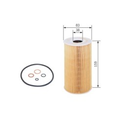 Filtre à huile BOSCH 1457429139 pour BMW, LAND ROVER, VAUXHALL OE 11422246131 BOSCH