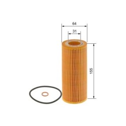 Oil Filter BOSCH 1457429185 OE Ref 55198675