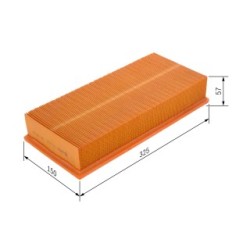 Filtre à air BOSCH 1457429814 pour BMW, PROTON OE 13721311880 BOSCH