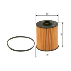 Filtre à carburant BOSCH 1457431704 pour MERCEDES OE A6110900051 BOSCH