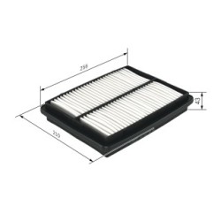 Air Filter BOSCH 1457433037 OE Ref 13780 61AA0