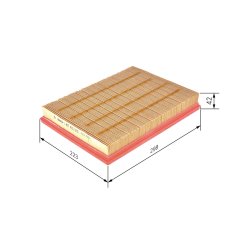 Filtre à air BOSCH 1457433079 pour CHEVROLET ASTRA OE 9194405 BOSCH