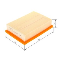 Filtre à air BOSCH 1457433095 pour FORD, MAZDA OE BL849601AB BOSCH