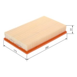 Filtre à air BOSCH 1457433096 pour FORD, VOLVO OE 1232494 BOSCH